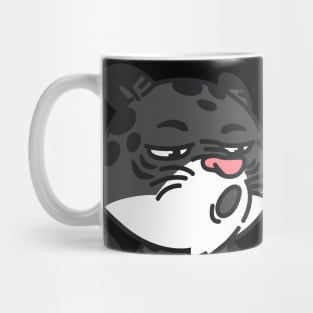 Lazy Monday Leopard Mug